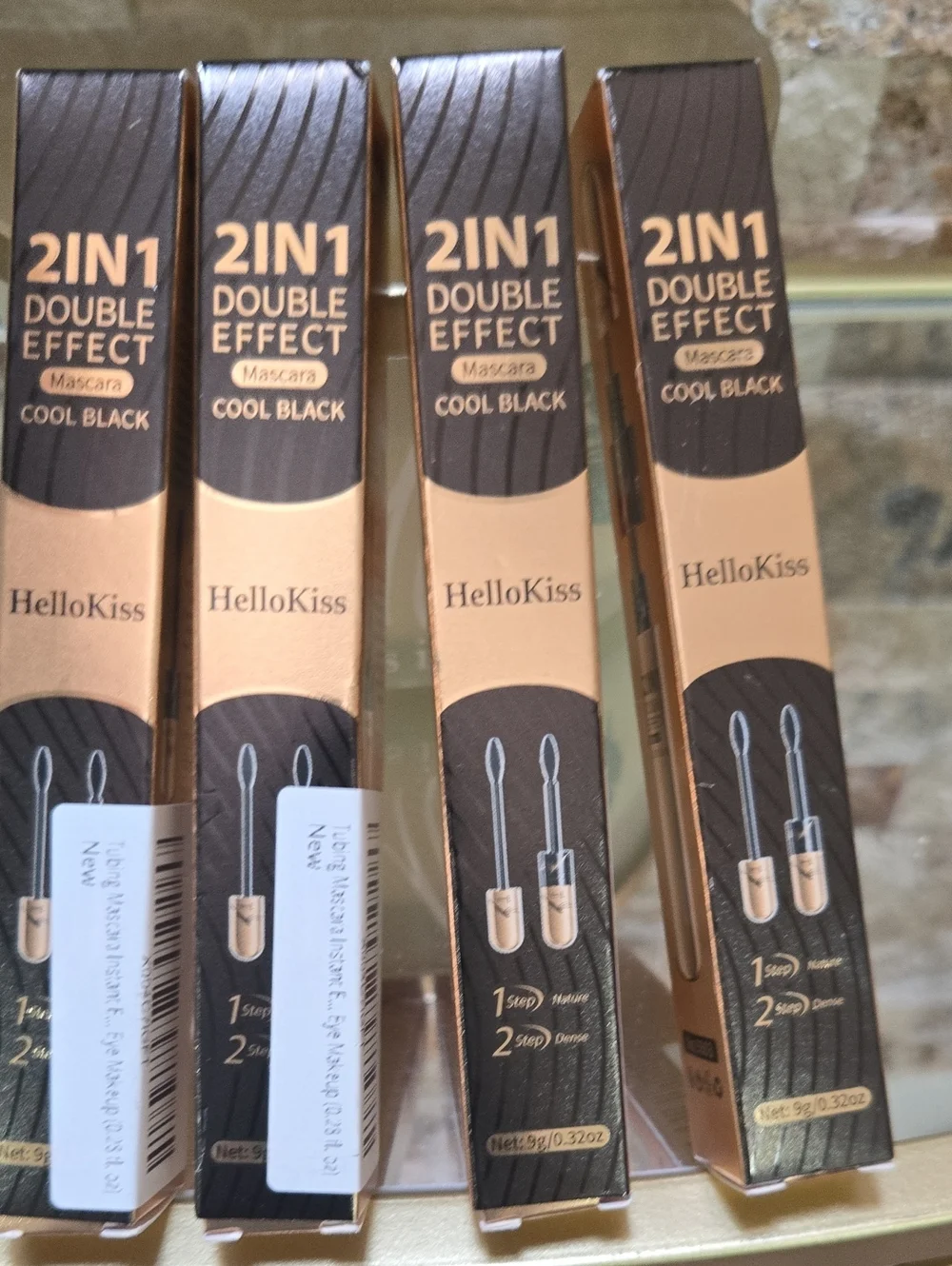 2-in-1 Double Effect Mascara — Cool Black